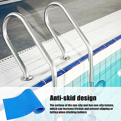 Alfombra antideslizante plegable para escalera de piscina miniatura 2