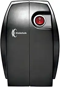 Estabilizador Coletek Bem Ligado ES-500VA-BM, Preto,Tensão nominal de entrada 115/220V, bivolt, Tensão nominal de saída mono 115V, 4 Tomadas Padrão NBR 14136, Frequência 60Hz