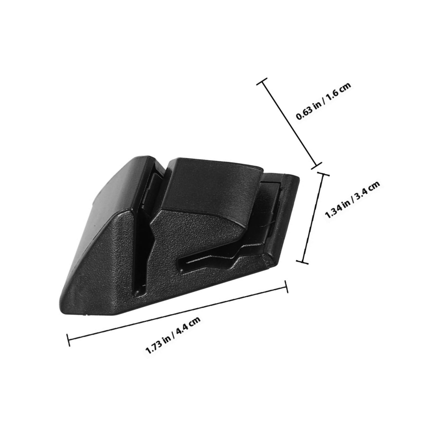 Didiseaon Porte-cartes de Voiture en Abs Noir Installation Facile, Clip pour Tickets de Stationnement, Support Pratique pour Tableau de Bord Automobile