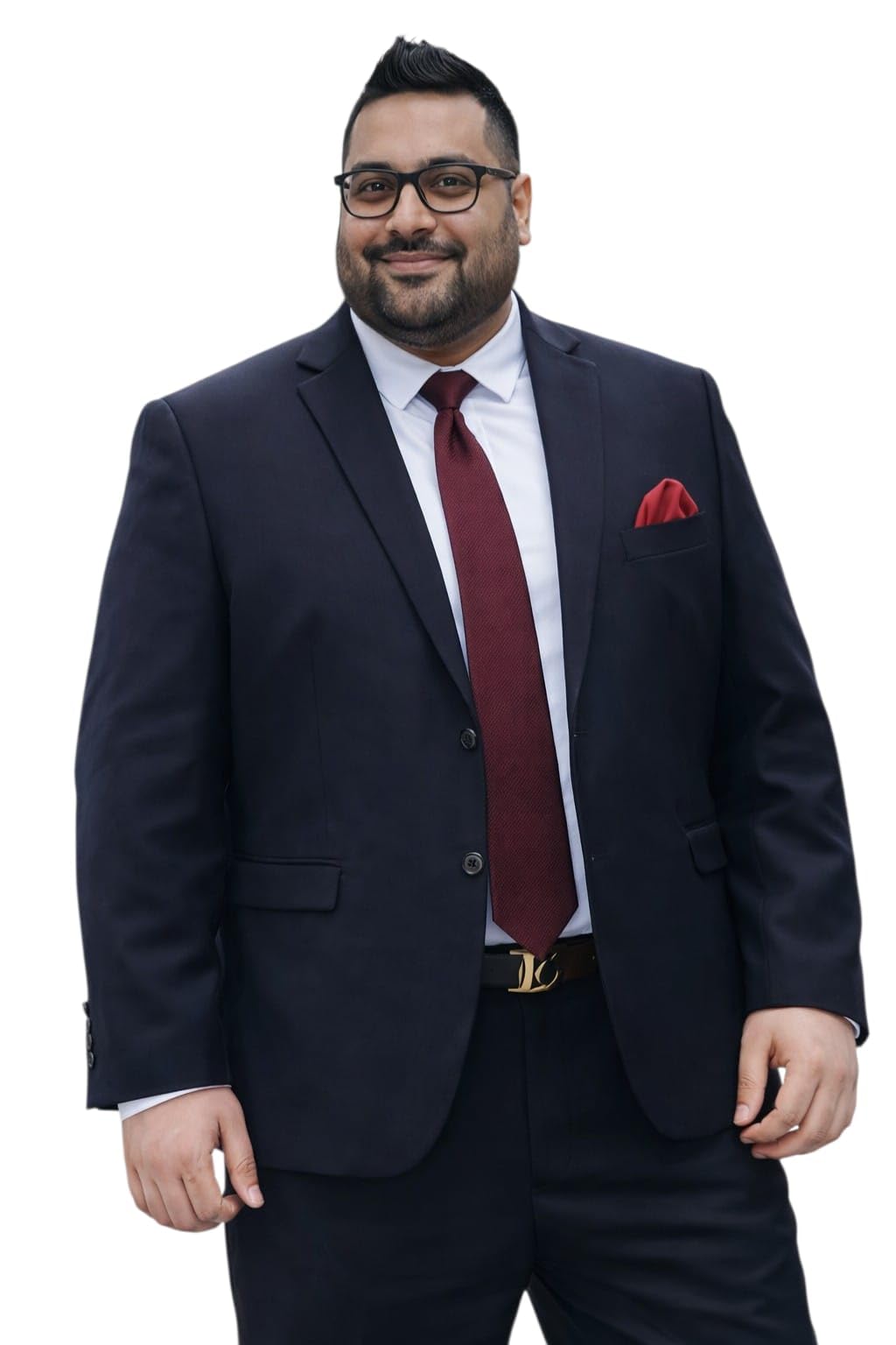 Men's Plus Size Black Blazer, 2-Button Single Breasted, for Office, Party, Festive and Every Occasion-picture-44