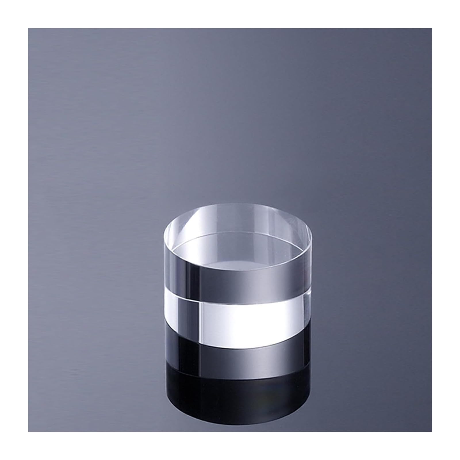 LQZAXSRDR Clear Acrylic Display Block, Acrylic Display Block Solid Cube Cylinder Stand 3-20cm(3cm)
