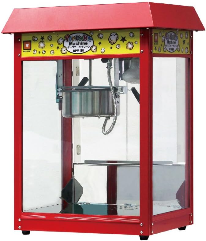 ポン菓子機! 容量1.5合 蒸気安全弁と多機能安全弁、グリセリン圧力計