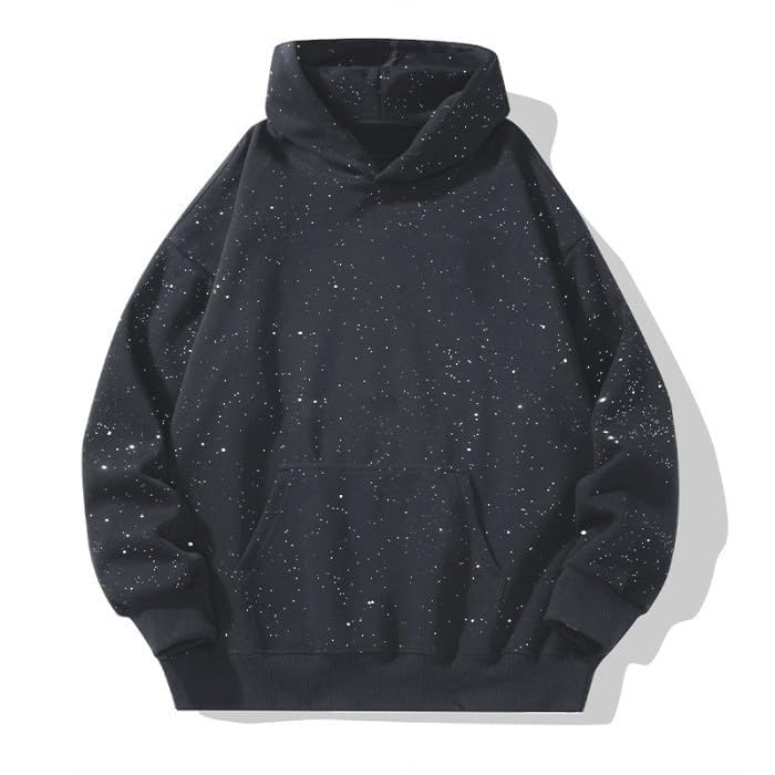 Sweat à capuche surdimensionné pour femme à paillettes style streetwear Y2K