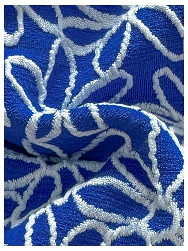 WDIRARA Women's Floral Textured Halter Bikini Top String Triangle Hawaiian Swimsuit Tops4