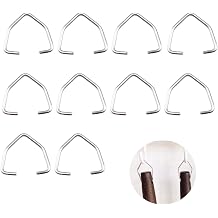 10 Pack Wooden Spoons Hook Attachement Wooden Utensil Handle Hanging Hooks Jump Ring Clasp for Wood Kitchen Utensil Set Bamboo Cooking Spoons Natural Teak Kitchen Pan Toolset Utensil Hanger