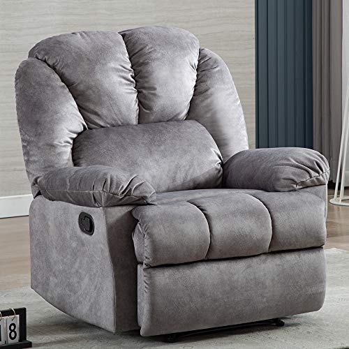 Fabric Recliner Chair, Bonzy Home Small Reclining Chair Living Room Sofa Chair