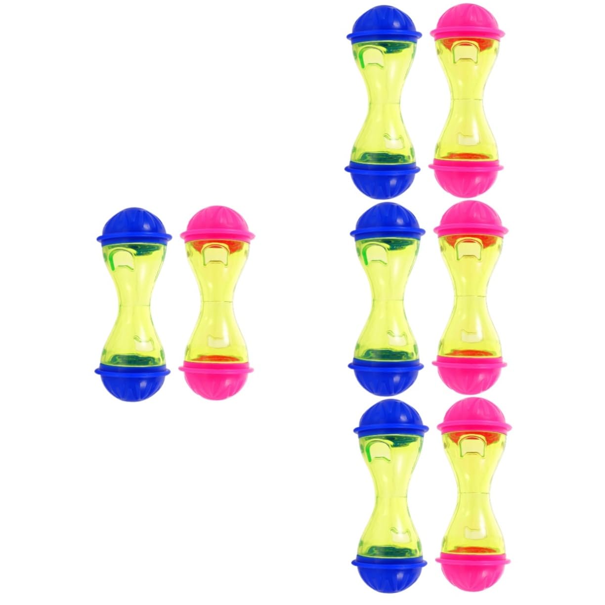 INOOMP 8pezzi Dispenser Di Snack Per Cani e Gatti Giocattolo Interattivo Per Cuccioli e Gattini Gioco e Sano Stimola Intelligenza e Gioco Autonomo