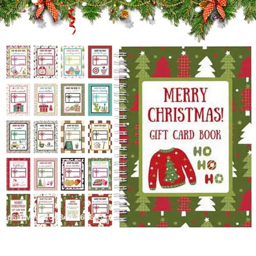 Libro di biglietti di Natale, libro di biglietti regalo per studenti universitari, album di auguri per famiglia, donne, adolescenti, ragazze, ragazzi, amici, giovani, figlio, figlia