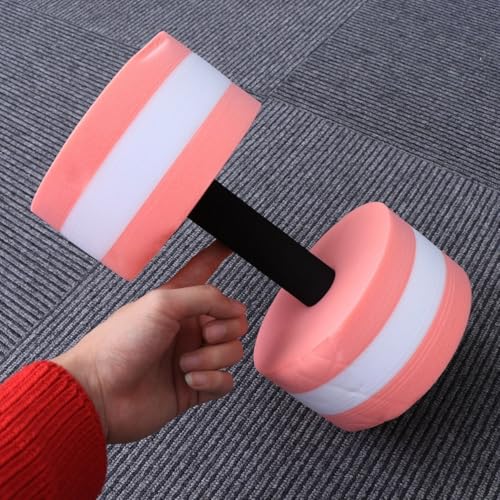 Mancuernas de agua para piscina de goma EVA juego de 2 piezas para fitness acuático 4