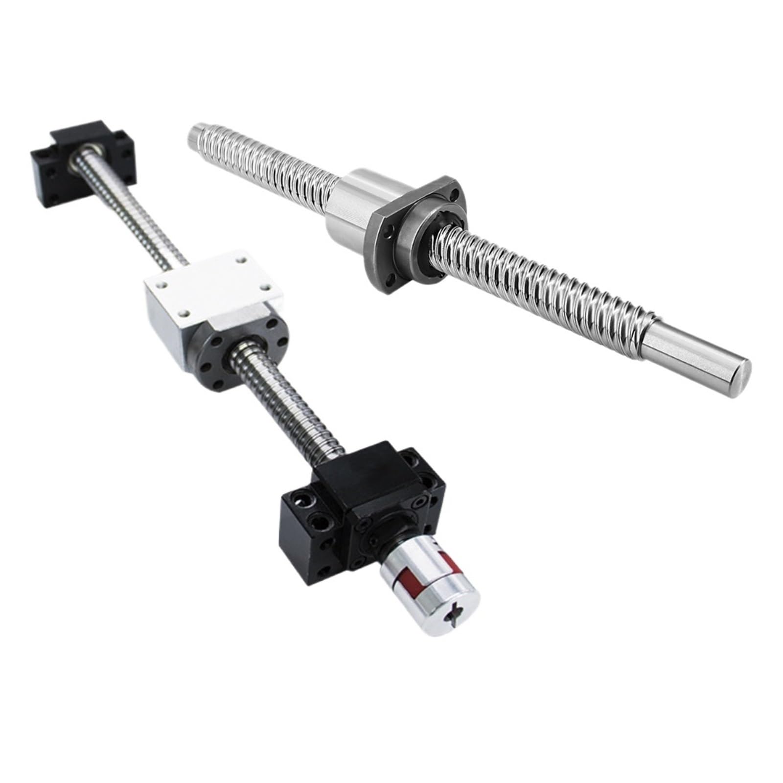 Metal Ball Screw nut 20mm SFE2020 Large Lead Ball Screw Kit with DSG2020 Nut Housing BKBF15 End Support and Coupling for CNC Xyz Axis Milling(900mm)