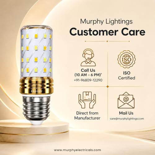 Image of Murphy 6W 3-in-1 LED Corn Bulb, E27 | CW + WW + NW | Multi CCT Light