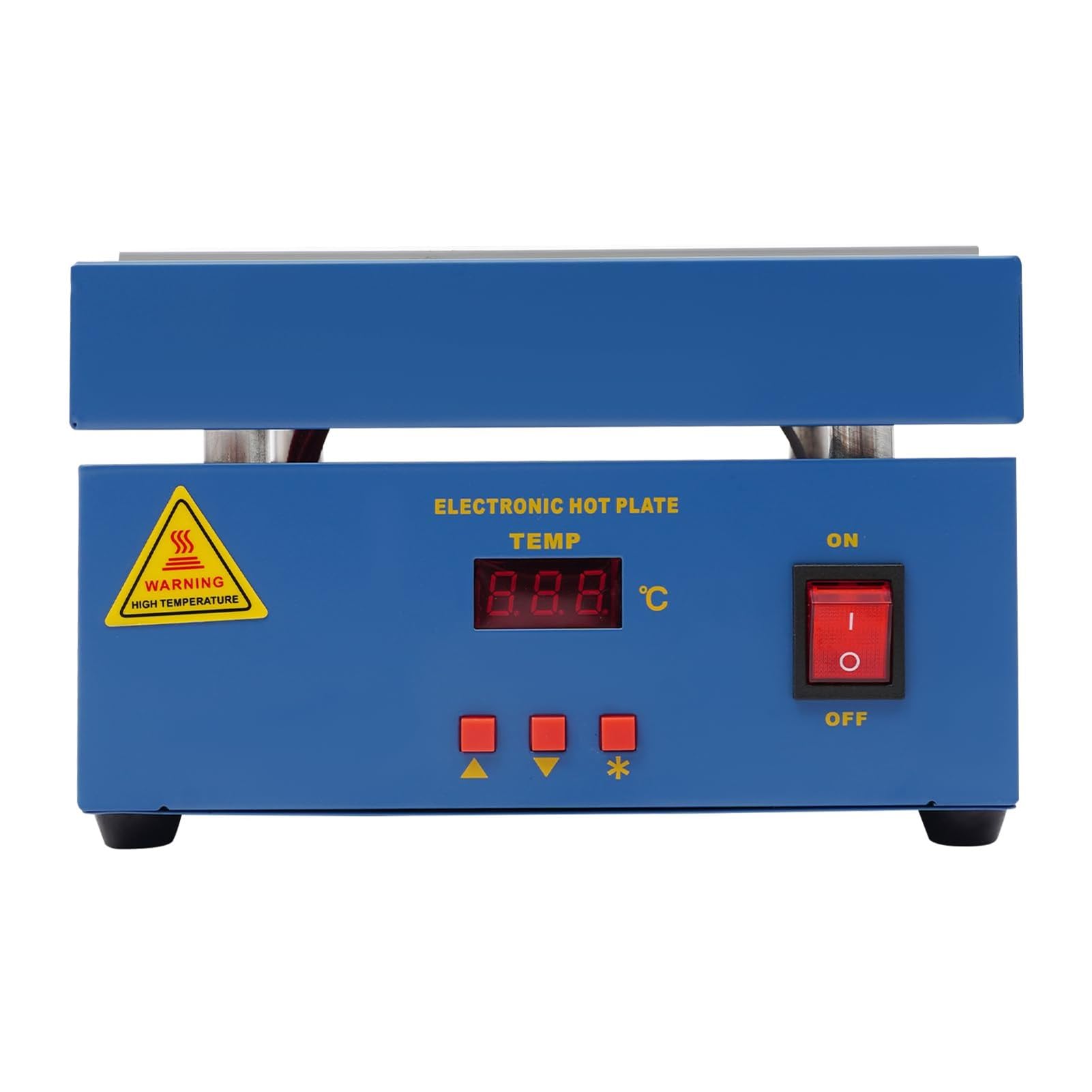 Plaque chauffante électronique de 800 W, Station de soudage par préchauffage électrique par Micro-Ordinateur, Plaque chauffante de 200 x 200 mm avec écran LCD