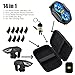 14 in 1 Mobile Phone Dual Cooler with LED Light, Cell Phone Cooling Fan Radiator, 2pcs L2R2 Mobile Game Controller Triggers for PUBG/Fortnite/Call of Duty w/ 9pcs Finger Gloves Sleeves