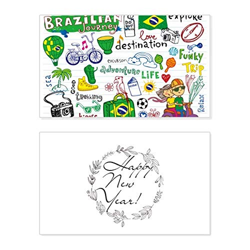 Carte de Nouvel An Brésil pour offrir un message de voyage