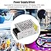 YDuupxe 24V Switch Power Supply Driver Adapter Aluminum Alloy Power Supply Driver for LED Display 3D Printer Industrial Automation (S-48-24 (24V/2A/48W) AC100-240V)