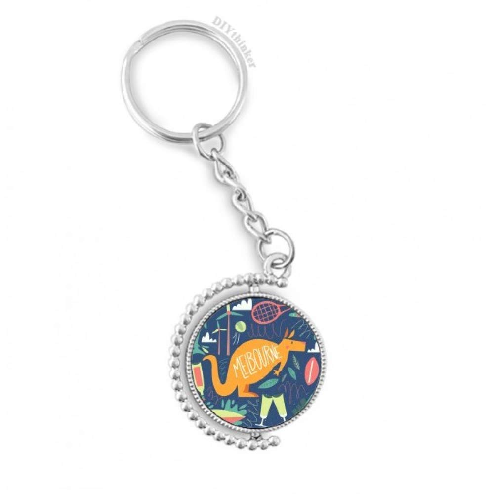 Titular de la clave Melbourne Australia con diseño de surf y tenis 4