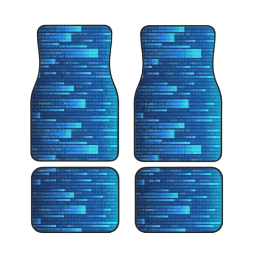 Alfombrillas para coche Código Azul del Programador de neopreno ideales para trayectos diarios