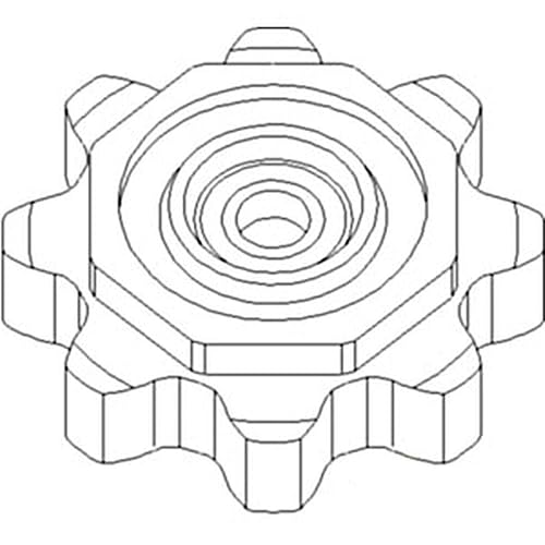 ah231386nuevo piñón de tensor diseñado para adaptarse a john deere JD Combine modelos 600Series