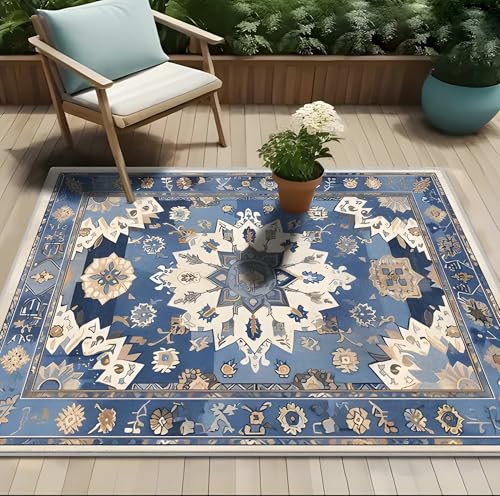 Image of Premium 3D Printed Carpets for Living Room | Carpets for Hall | Bedroom | Living Area | 4x6 Feet Rectangular