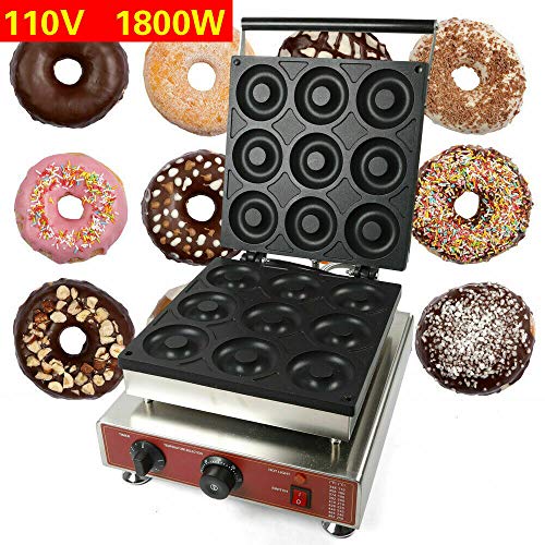Ethedeal Electric Donut Maker - 110V 1800W Commerial Doughnut Maker Large 9cm Donut Baker Machine - Thumbnail 3