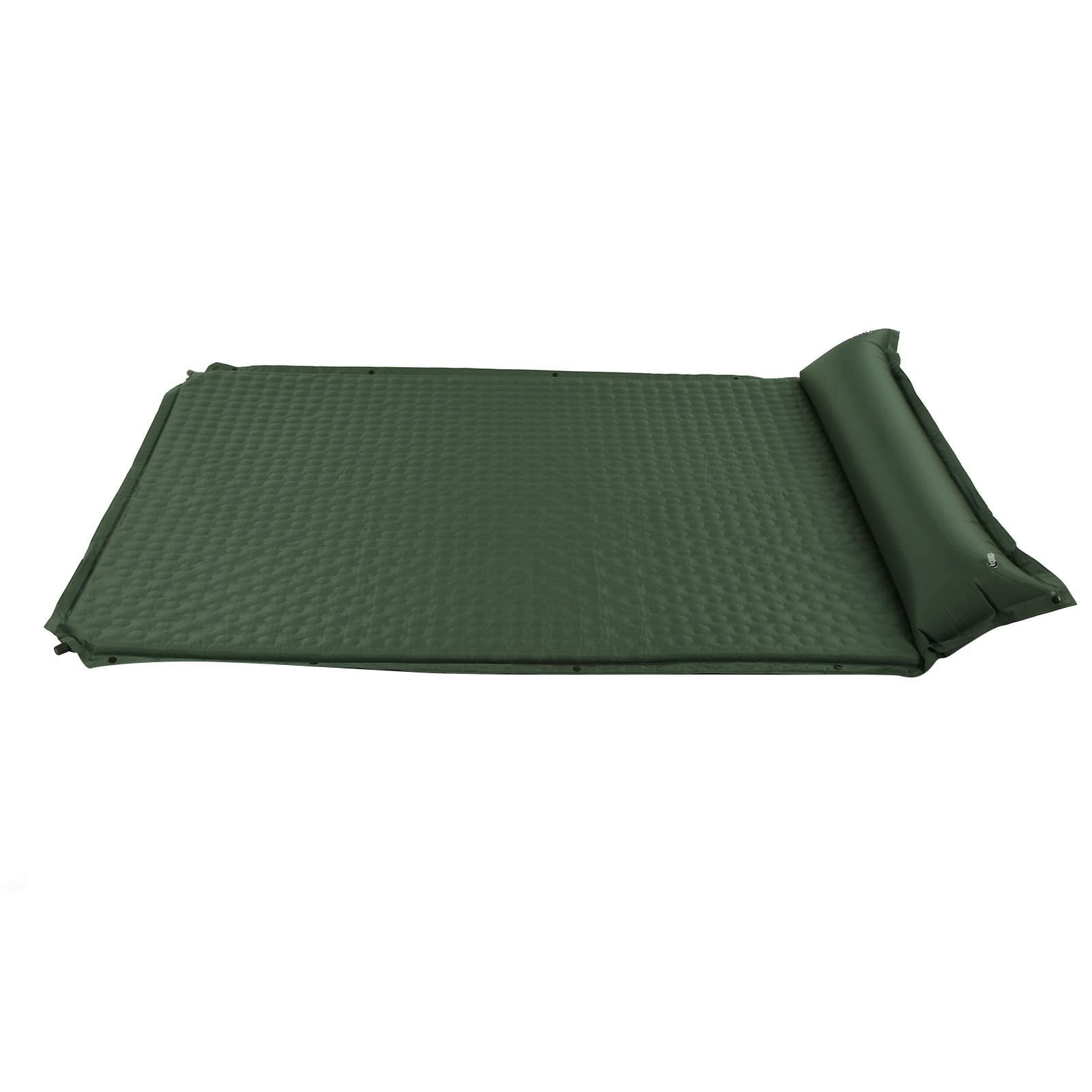 Camping-Matratze, Automatisches Aufblasen, Luftbett für Outdoor-Reisen, Komfortables Doppel-Design, 190 X 130 X 3 cm, Grün