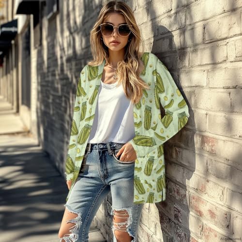 Image of Cardigan Sweaters for Women Long Sleeve Cardigan Soft Drape Open Front Fall Dusters V-Neck Jackets Dressy Loose Coat