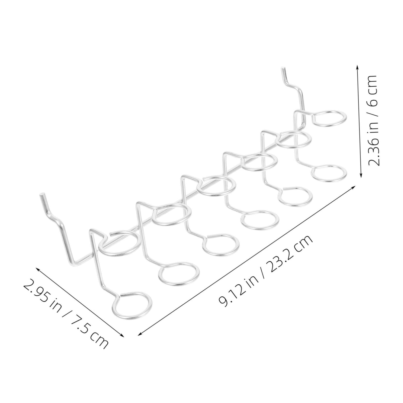 BUGUUYO Hanging Hooks for Peg Board Metal Hooks Pegboard Supply Easy Setup Iron Construction for Long-Term Use