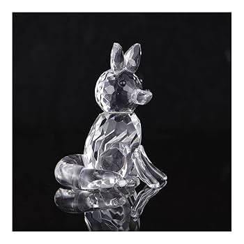 Amazon.co.jp: 工芸品 クリスタルガラススワイパーフォックス