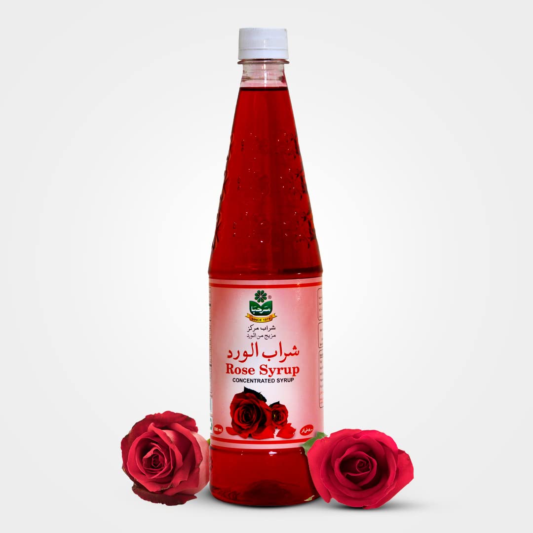 Gulab Sharbat 800ml – Refreshing Rose Syrup Drink, Natural Herbal Beverage Concentrate