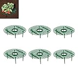 Material del producto: Soporte de planta de plástico redondo hecho de plástico de alta calidad, protector solar, resistente al desgaste, flexible, estable, reutilizable y seguro de usar.