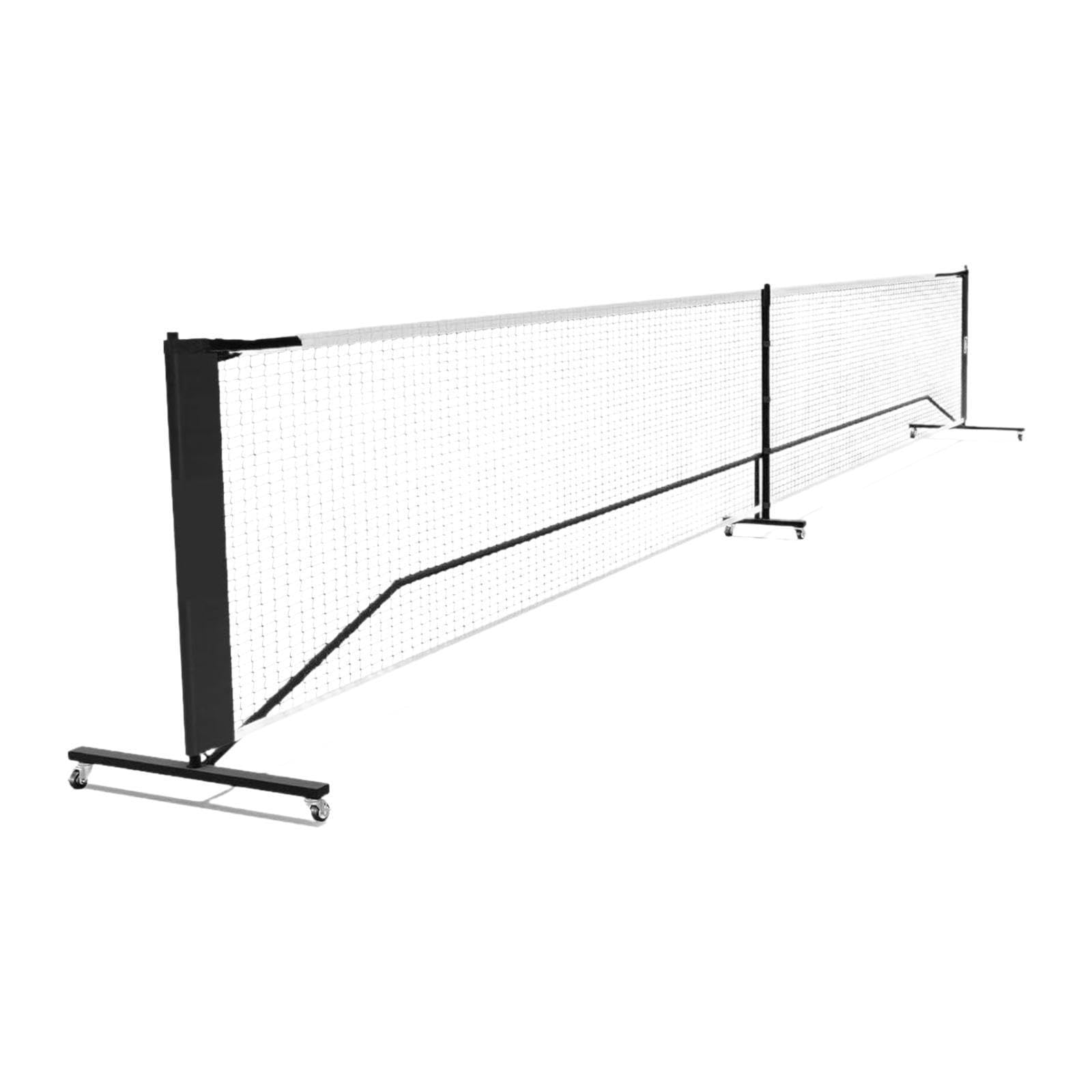 Rete da Tennis regolamentare di Dimensioni Standard con Struttura in Metallo, Montaggio Semplice e Costruzione Durevole, Gioco competitivo, Rete da Badminton da 22 Piedi