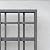 Vita Urbana Slate Gray Embossed Vinyl Modern Trellis and Privacy Screen, 60 inch L x 84 in H, Grey, Garden Décor, BPA and Pthalate Free, Lattice, VT17631
