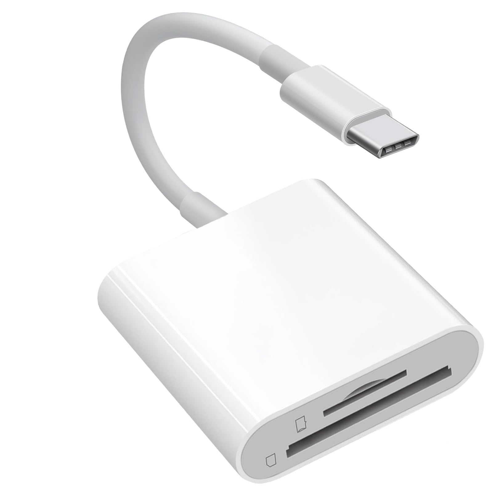 [Apple MFi Certified] USB-C to SD Card Reader, USB Type C SD Card Adapter with SD MicroSD Memory Dual Slots for iPhone 15 16 17/iPad/MacBook/Mac, High-Speed Trail Camera Viewer Plug and Play-picture-39