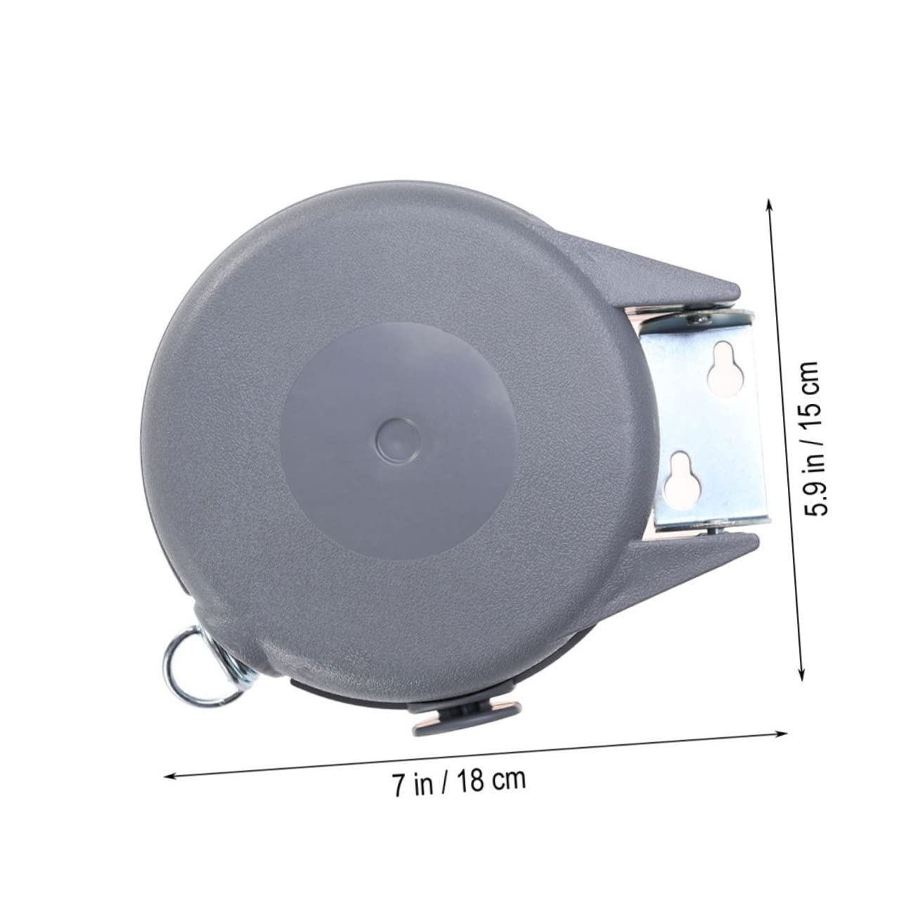 POPETPOP Cuerda para Tender la Ropa Retráctil de PVC y Abs, Fácil de Instalar Capacidad de Carga, Adecuado para Uso Interior y Exterior, Longitud de 15 Metros