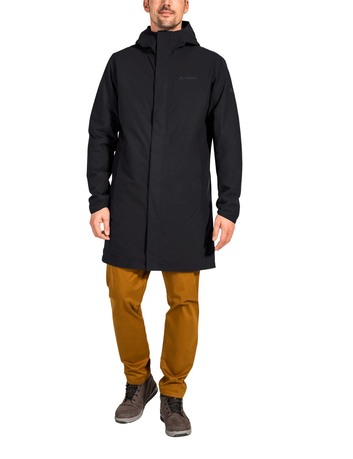 VAUDE Cyclist II gefütterter Parka für Herren – Winterjacke mit PrimaLoft Wattierung, wasserdichte & atmungsaktive Winter Fahrradjacke für Herren, 2-Wege-Reißverschluss – ideal für den Winter