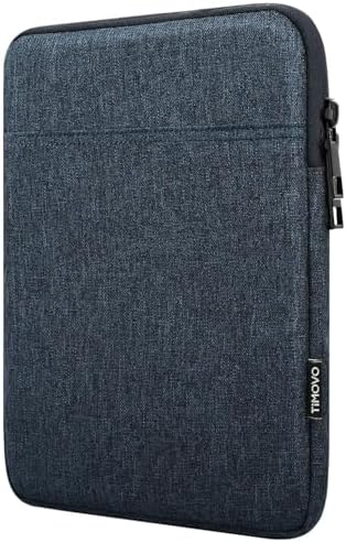TiMOVO 8-9 Inch Tablet Sleeve Case for All-New iPad Mini 7 (A17 Pro, 2024), iPad Mini 6 (8.3-Inch, 2021), iPad Mini 5/4/3/2/1, Portable Protective Bag with Pockets for iPad Mini, Space Gray