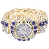 Montre à quartz pour femme : fabriquée avec soin et une finition impeccable, elle est conçue pour durer. bracelet doré