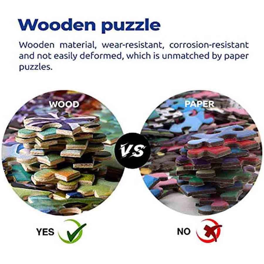 Blueforest Puzzle 1000 Pezzi: Giardino Incantato - Paesaggio Magico Per Adulti