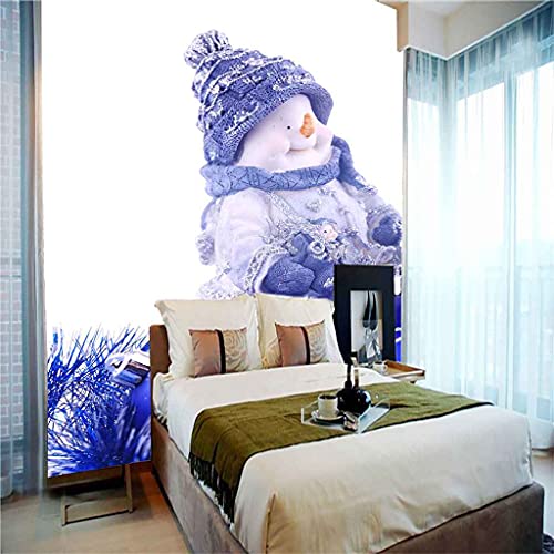 Papier peint mural 3D violet rénove un salon sans colle - 4