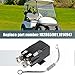 X AUTOHAUX 1 Set Golf Cart Solenoid Assembly 48V for Club Car New Model for Club Car Precedent 2018-Up Golf Cart Replace 102865901 1014947