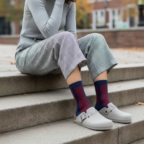 Image of CUSHIONAIRE Hana Womens Clogs | Comfortable Vegan Suede Clogs for Women | Slip On Potato Shoes with Cork Footbed & Arch Support | Memory Foam, Wide Widths Available