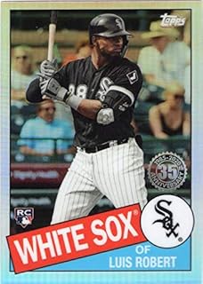 Baseball MLB 2020 Topps Chrome 1985 Baseball Refractors #85TC-17 Luis Robert NM Near Mint White Sox