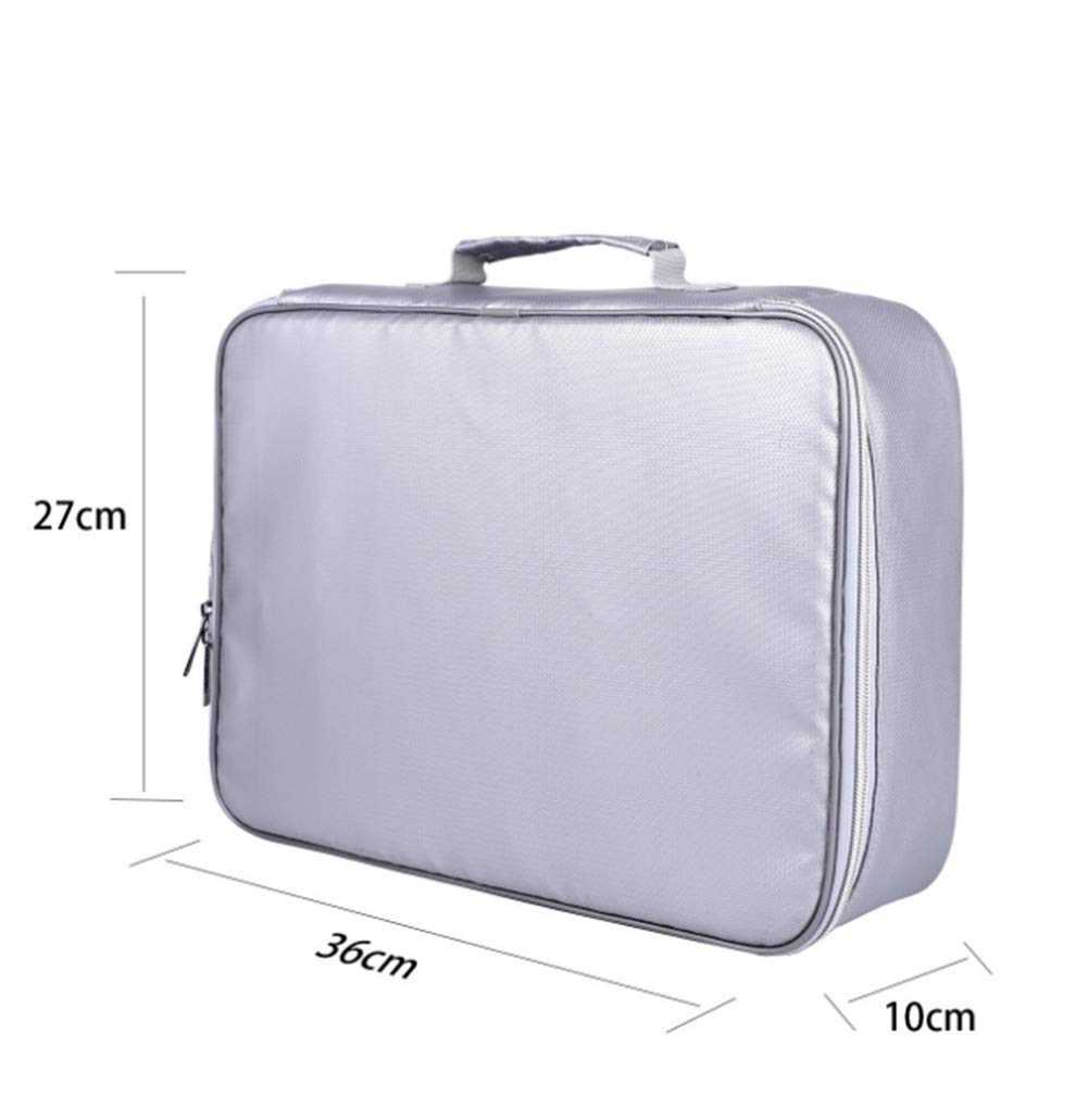 Sac de rangement ignifuge multicouche de grande capacité pour documents, archives, factures, bijoux, cartes, passeport, certificat, smartphone, tablette, etc Sac de rangement ignifuge multicouche de grande capacité pour documents, archives, factures, bijoux, cartes, passeport, certificat, smartphone, tablette, etc