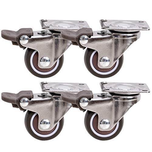 Roulettes avec freins rotation 360 pour déplacer vos meubles sans effort - 2
