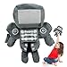 Skibidi Titan Tv Man Plush Doll, Titan Tv Man Toilet Bosses Plushies Toys, BigBoss Robot Tv Man and Tv Woman Stuffed Plush Doll, Cute Plush Toys Gifts Home Decor for Boys and Girls