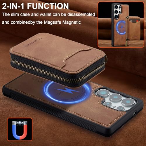 Étui fermeture éclair Samsung S23 bleu pour ranger vos cartes - 5