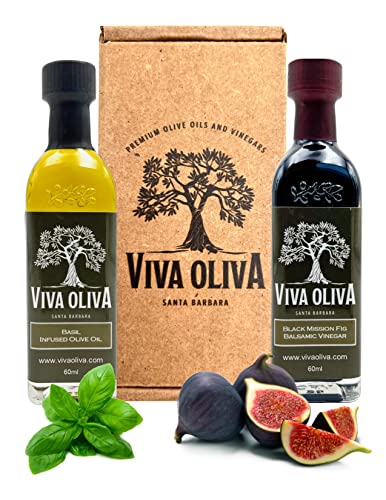 Viva Oliva Two 60ml (2oz) Variety Gift Set - Basil...