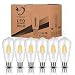 Antique LED Bulbs, 6W ST64 Dimmable Vintage Edison LED Bulbs, 60W Incandescent Equivalent, Squirrel Cage Filament with 360° Beam Angle, Soft Warm White 2700K, 550 Lumens, E26 Clear Glass , Pack of 6