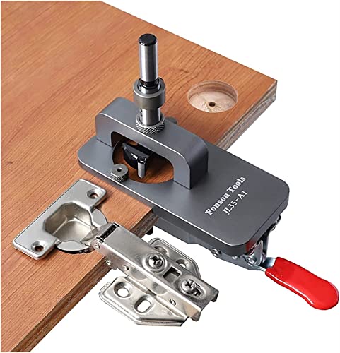 Drill Press Press 35 mm Hinge Boring Pabring Woodworking Hole Driling Guide Localisateur avec luminaire Aluminium Alloy Hole Overner Template de Porte Armoires de Porte