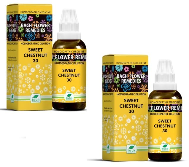 SWEET CHESTNUT 30ML New-Life Bach Flower (PACK OF TWO)